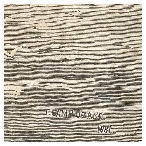 LITOGRAFÍA SEGÚN OBRA DE TOMÁS CAMPUZANO, S.XIX