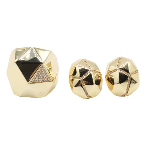ANILLO Y PENDIENTES CON CIRCONITAS