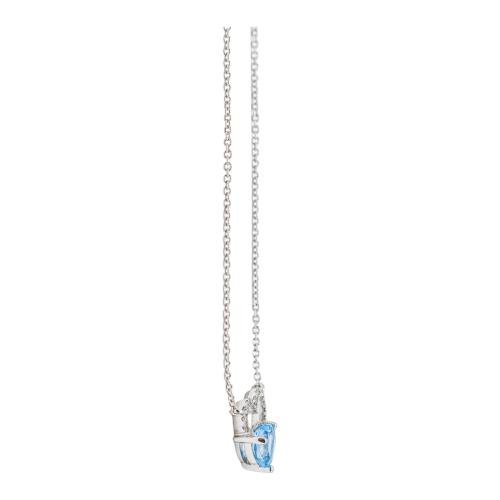COLGANTE CON TOPACIO AZUL