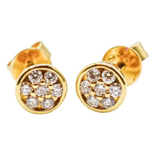 PENDIENTES CON BRILLANTES