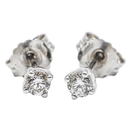 PENDIENTES SOLITARIO CON BRILLANTES
