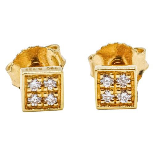 PENDIENTES CON BRILLANTES