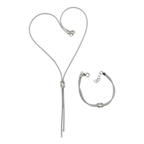GARGANTILLA Y PULSERA DE CORDÓN